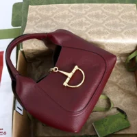 Gucci Women Softbit Medium Top Handle Bag-Maroon ‎837467 (1)