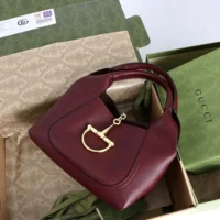 Gucci Women Softbit Medium Top Handle Bag-Maroon ‎837467 (1)