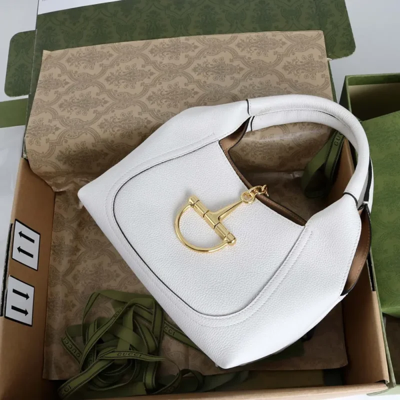 Gucci Women Softbit Medium Top Handle Bag-White 837467