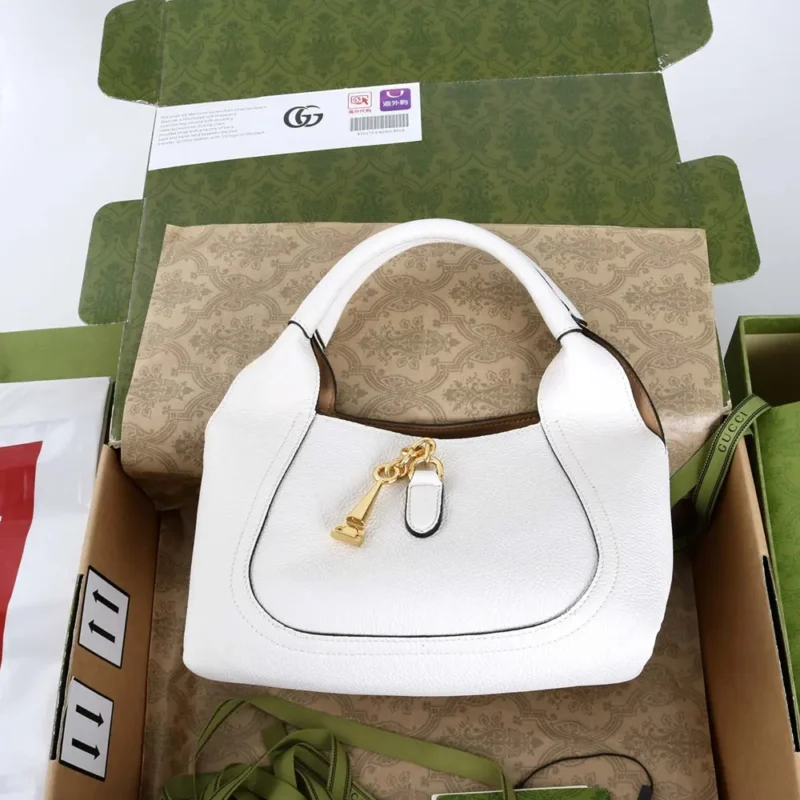 Gucci Women Softbit Medium Top Handle Bag-White 837467