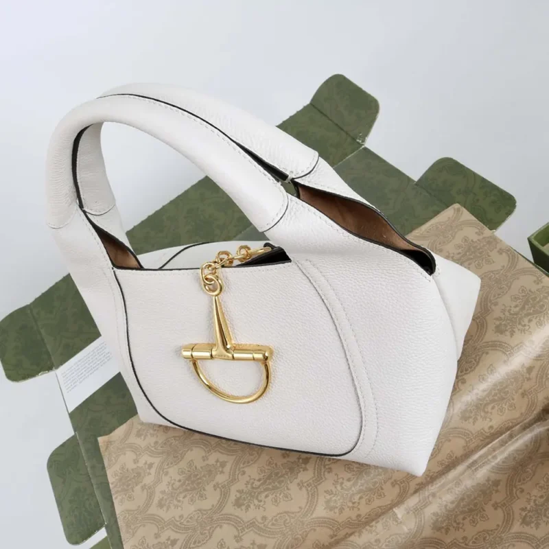 Gucci Women Softbit Medium Top Handle Bag-White 837467