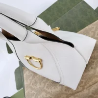 Gucci Women Softbit Medium Top Handle Bag-White 837467 (1)