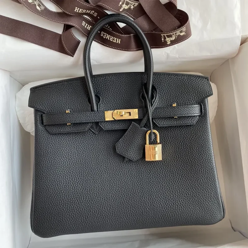 Hermes Birkin 30 Bag in Epsom Leather with Gold Hardware-Black/Gold