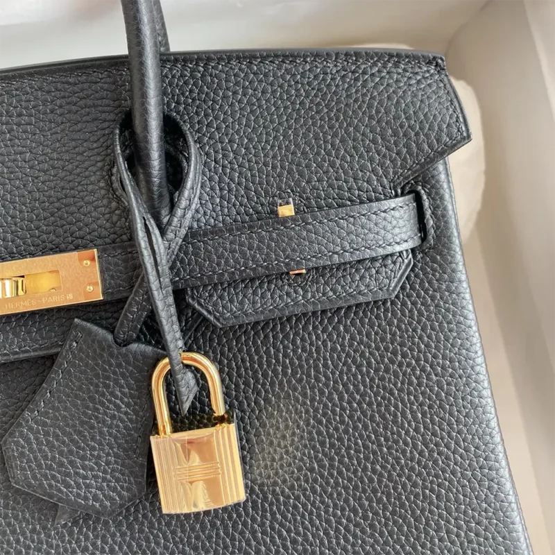 Hermes Birkin 30 Bag in Epsom Leather with Gold Hardware-Black/Gold