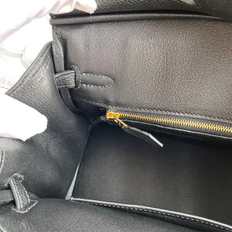 Hermes Birkin 30 Bag in Epsom Leather with Gold Hardware-Black/Gold