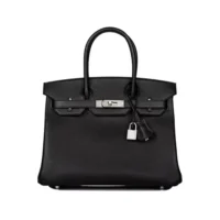 Hermes Birkin 30 Bag in Epsom Leather with Gold Hardware-Black