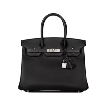Hermes Birkin 30 Bag in Epsom Leather with Gold Hardware-Black