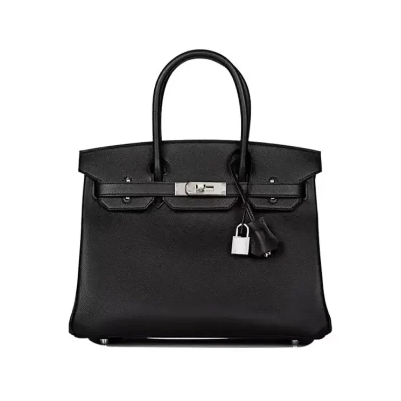 Hermes Birkin 30 Bag in Epsom Leather with Gold Hardware-Black