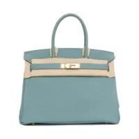 Hermes Birkin 30 Bag in Epsom Leather with Gold Hardware-Blue