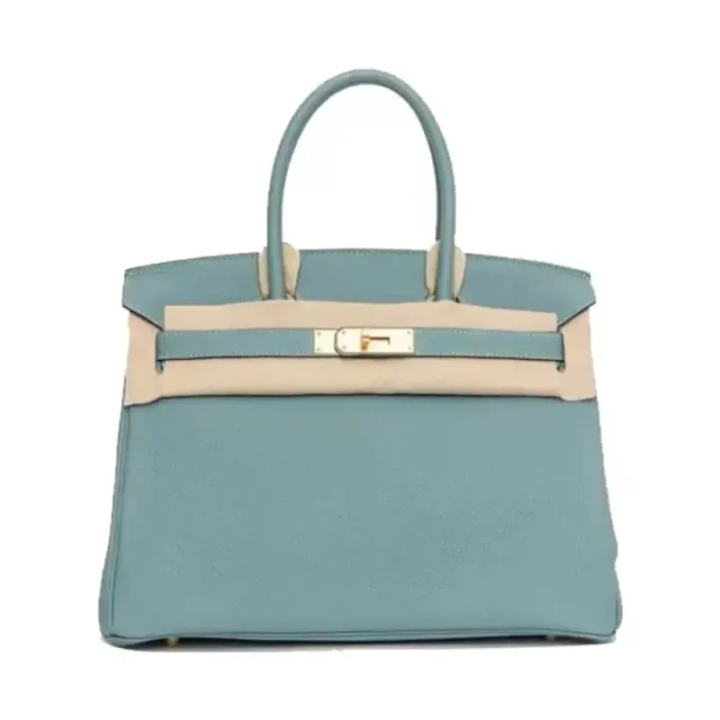 Hermes Birkin 30 Bag in Epsom Leather with Gold Hardware-Blue