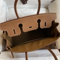 Hermes Birkin 30 Bag in Epsom Leather with Gold Hardware-BrownGold (1)