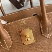 Hermes Birkin 30 Bag in Epsom Leather with Gold Hardware-BrownGold (1)