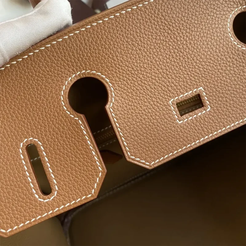 Hermes Birkin 30 Bag in Epsom Leather with Gold Hardware-Brown/Gold