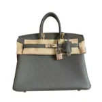 Hermes Birkin 30 Bag in Epsom Leather with Gold Hardware-Grey