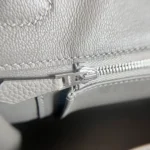 Hermes Birkin 30 Bag in Epsom Leather with Gold Hardware-Grey