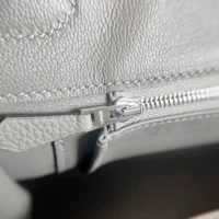 Hermes Birkin 30 Bag in Epsom Leather with Gold Hardware-Grey (1)