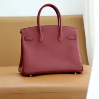 Hermes Birkin 30 Bag in Epsom Leather with Gold Hardware-RedGold (1)