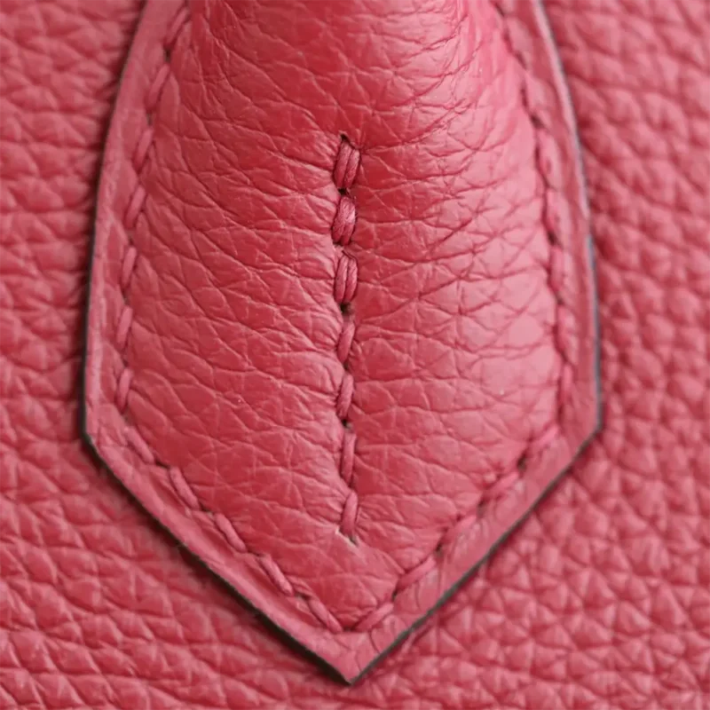Hermes Birkin 30 Bag in Epsom Leather with Gold Hardware-Red/Gold