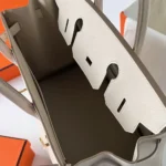 Hermes Birkin 30 Bag in Epsom Leather with Gold Hardware-White/Gold - Image 10