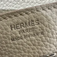Hermes Birkin 30 Bag in Epsom Leather with Gold Hardware-WhiteSilver (1)