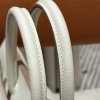 Hermes Birkin 30 Bag in Epsom Leather with Gold Hardware-WhiteSilver (1)