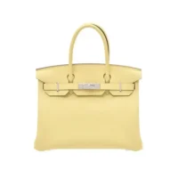 Hermes Birkin 30 Bag in Epsom Leather with Gold Hardware-Yellow