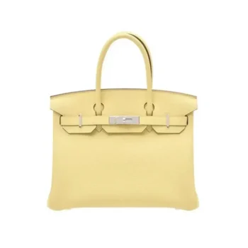 Hermes Birkin 30 Bag in Epsom Leather with Gold Hardware-Yellow