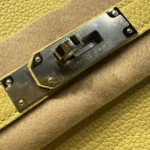 Hermes Birkin 30 Bag in Epsom Leather with Gold Hardware-Yellow/Silver