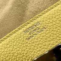 Hermes Birkin 30 Bag in Epsom Leather with Gold Hardware-YellowSilver (1)