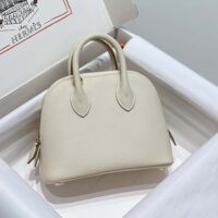 Hermes Unisex Bolide 1923 Bag in Epsom Calfskin-Beige (1)