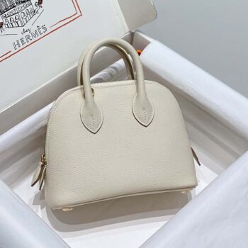 Hermes Unisex Bolide 1923 Bag in Epsom Calfskin-Beige