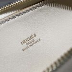 Hermes Unisex Bolide 1923 Bag in Epsom Calfskin-Beige