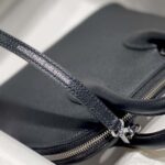 Hermes Unisex Bolide 1923 Bag in Epsom Calfskin-Black/Silver