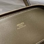Hermes Unisex Bolide 1923 Bag in Epsom Calfskin-Brown/Gold