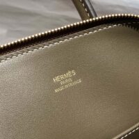 Hermes Unisex Bolide 1923 Bag in Epsom Calfskin-BrownGold (1)
