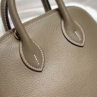 Hermes Unisex Bolide 1923 Bag in Epsom Calfskin-BrownGold (1)