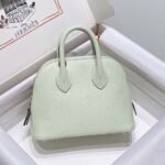 Hermes Unisex Bolide 1923 Bag in Epsom Calfskin-Lime