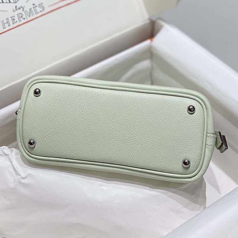 Hermes Unisex Bolide 1923 Bag in Epsom Calfskin-LimeHermes Unisex Bolide 1923 Bag in Epsom Calfskin-Lime