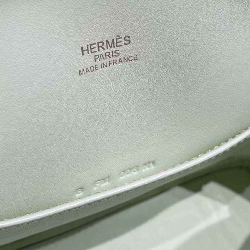 Hermes Unisex Bolide 1923 Bag in Epsom Calfskin-Lime