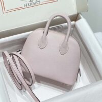 Hermes Unisex Bolide 1923 Bag in Epsom Calfskin-Pink (1)