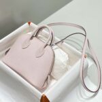 Sac Hermès Bolide 1923 unisexe en cuir de veau Epsom - Rose