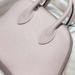 Sac Hermès Bolide 1923 unisexe en cuir de veau Epsom - Rose