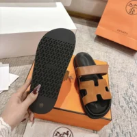 Hermes Unisex Chypre Sandal-Brown H251890ZHE5390 (1)