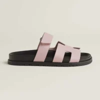 Hermes Unisex Chypre Sandal-Pink H222299ZCG350