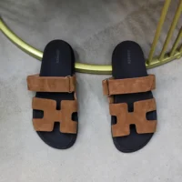 Hermes Unisex Chypre sandal-Brown H222856ZHE5415 (1)