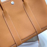 Hermes Unisex Garden Party 30 Voyage Bag-Brown (1)