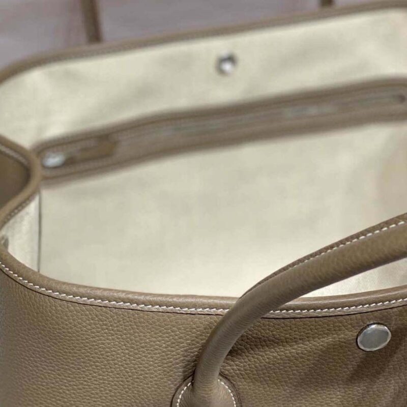 Hermes Unisex Garden Party 36 Voyage Bag-Gray
