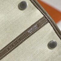 Hermes Unisex Garden Party 36 Voyage Bag-Gray (1)