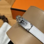 Hermes Unisex Giulia sandal-Sandy/White H231056Z