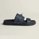 Hermes Unisex Jackson Sandal-Navy H242949Z